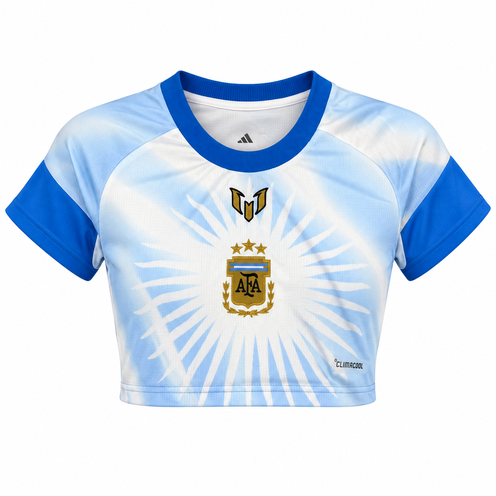 Crop Top Mujer Pre-Partido Argentina - Despedida Messi