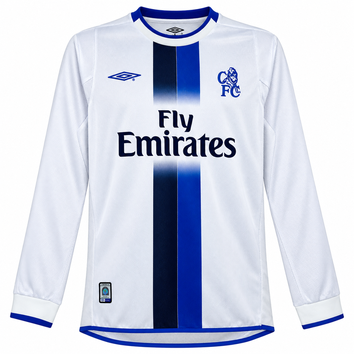 Camiseta Retro Chelsea Fc 2003/04 - 2ª Equipación Manga Larga