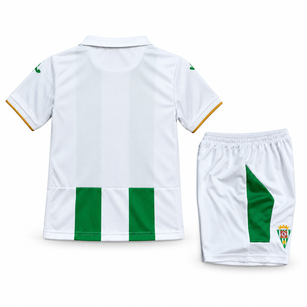 Conjunto Infantil Córdoba CF 2026/27 - 1ª Equipación