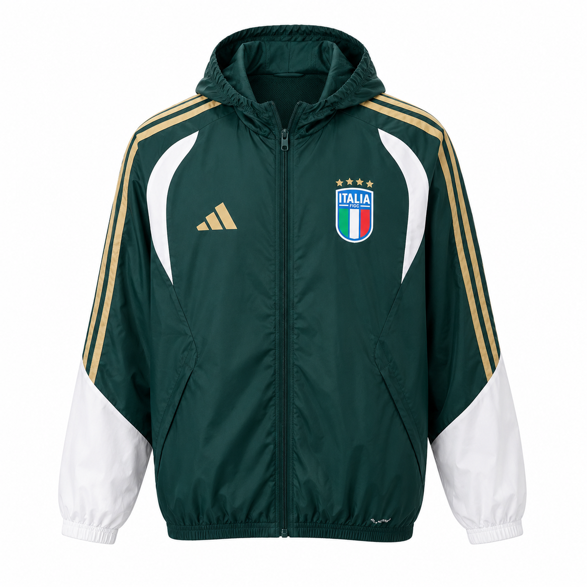 Cortavientos Italia Mundial 2026 - Verde