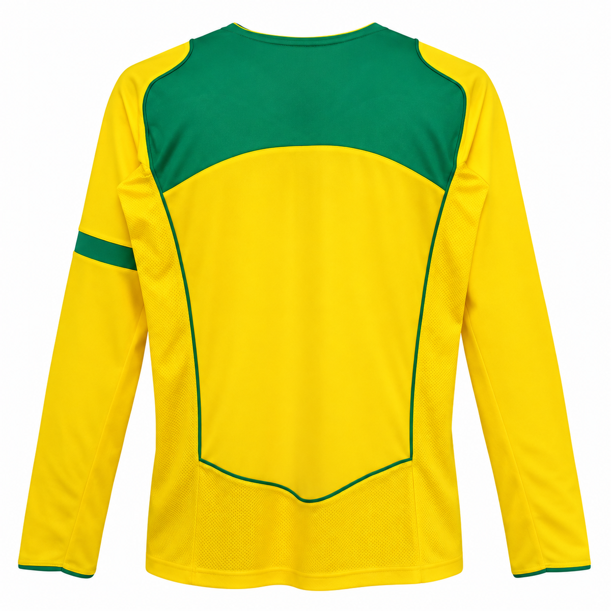 Camiseta Retro Brasil 2004 - 1ª Equipación Manga Larga