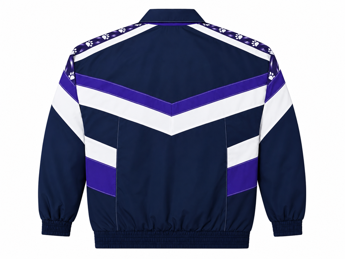 Cortavientos Retro Real Madrid - Azul Marino