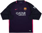 Camiseta Retro Fc Barcelona 2016/17 - 2ª Equipación Manga Larga