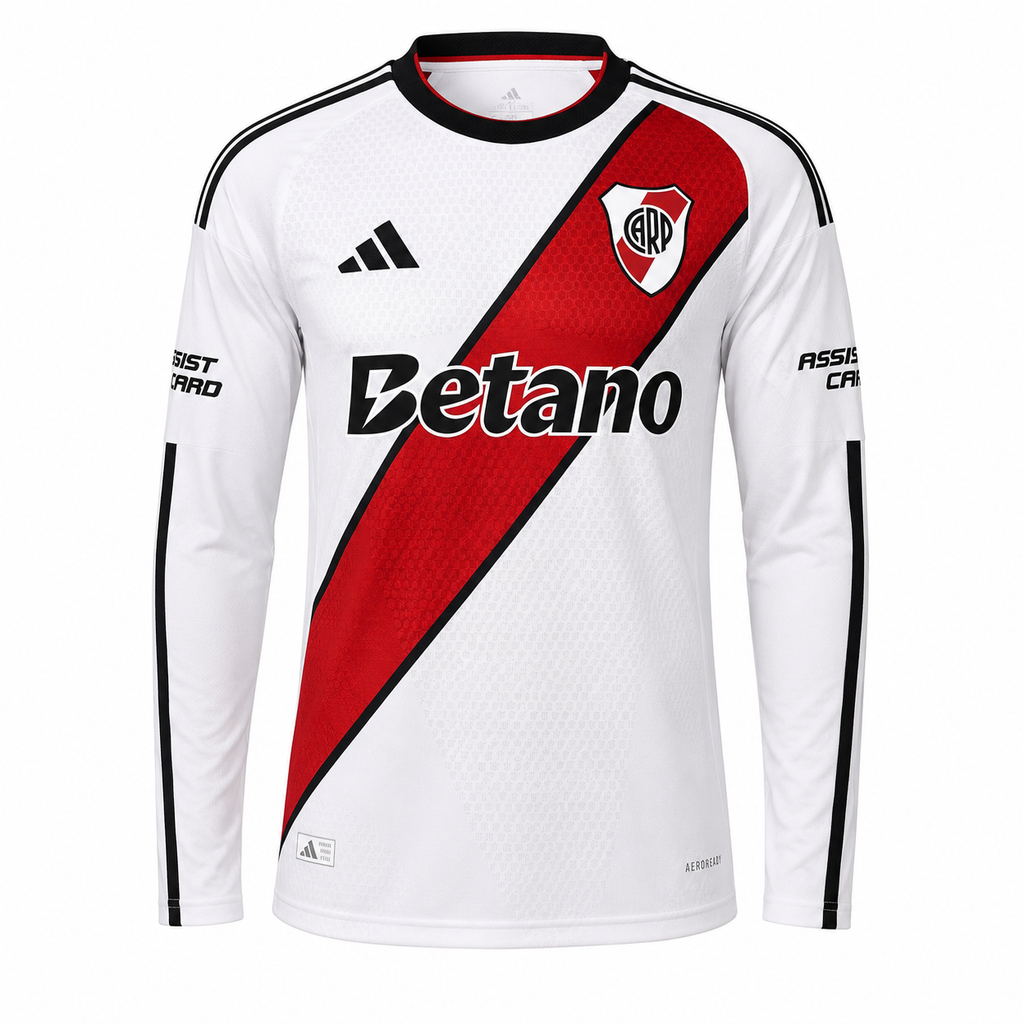 Camiseta River Plate 2026/27 - 1ª Equipación Manga Larga
