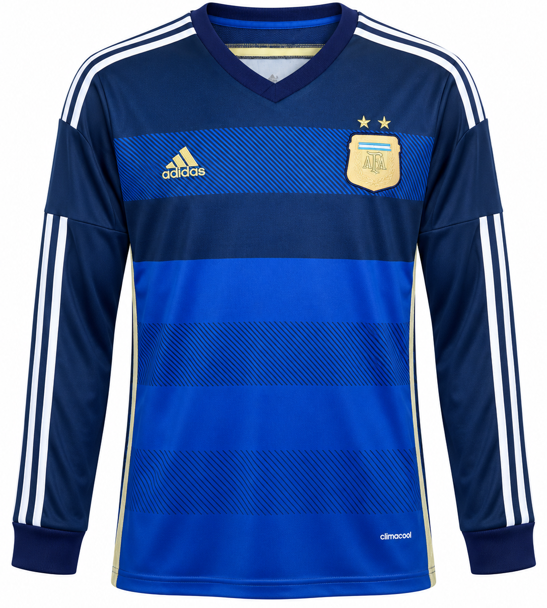 Camiseta Retro Argentina 2014 - 2ª Equipación Manga Larga