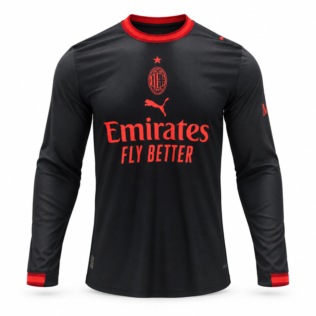 Camiseta Ac Milán 2026/27 - 3ª Equipación Manga Larga
