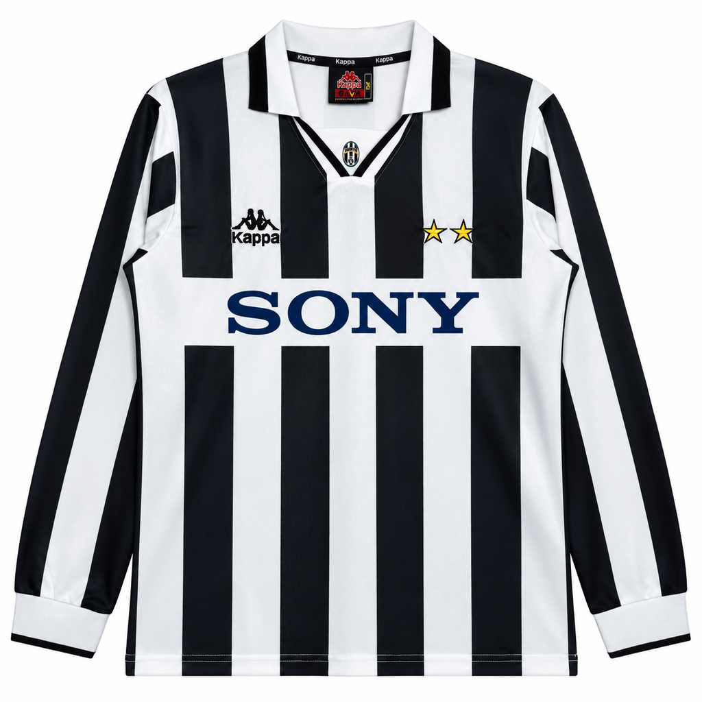 Camiseta Retro Juventus 1995/96 - 1ª Equipación Manga Larga