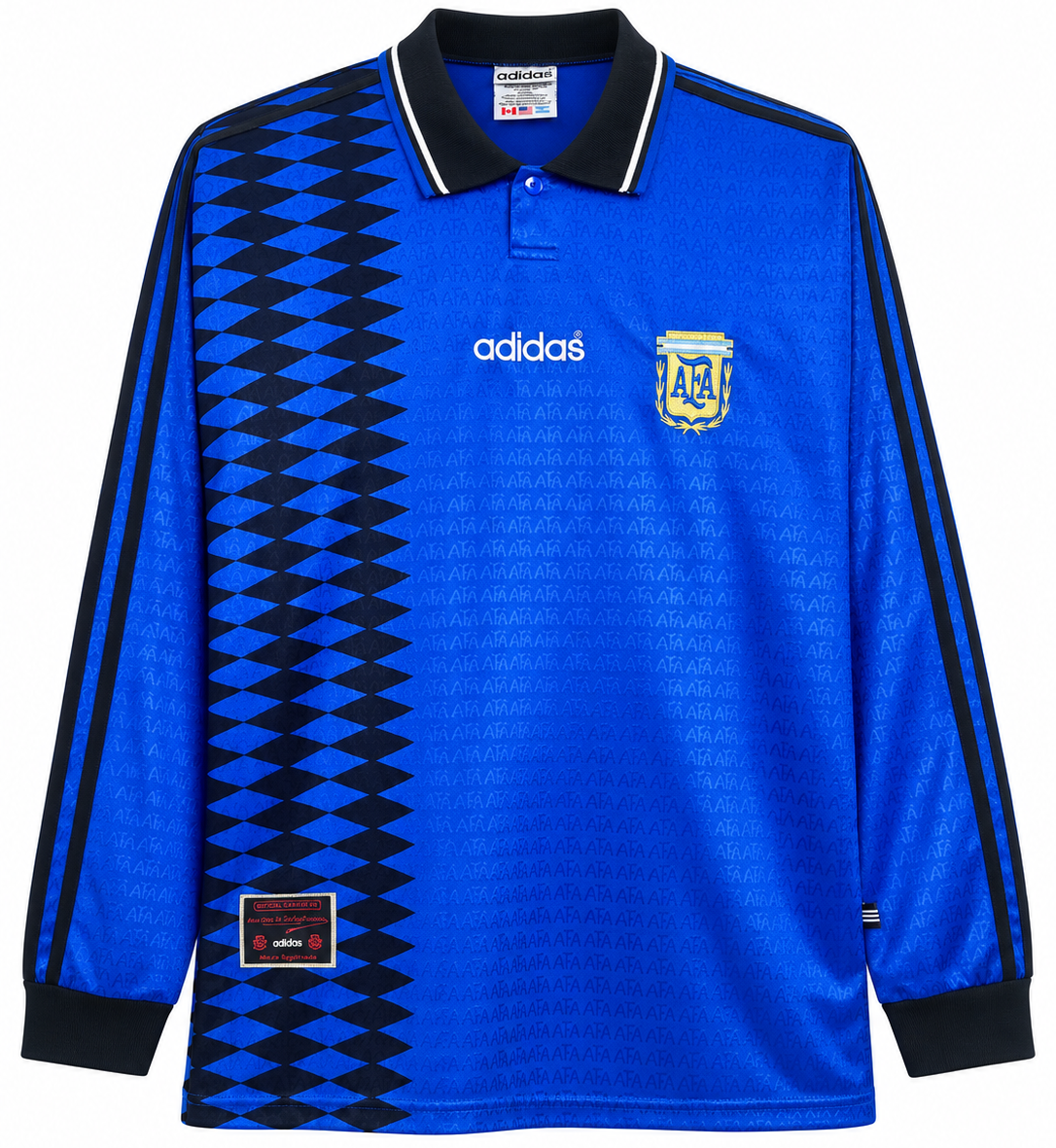 Camiseta Retro Argentina 1994 - 2ª Equipación Manga Larga