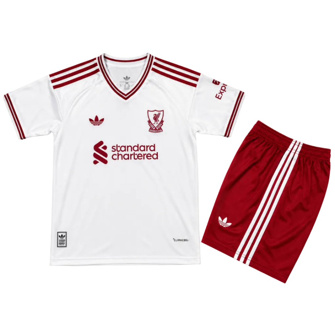Conjunto Infantil Liverpool 2026/27 - 2ª Equipación