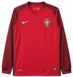 Camiseta Retro Portugal 2016 - 1ª Equipación Manga Larga