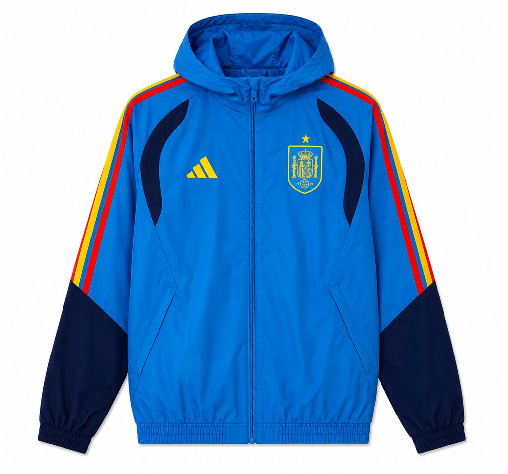 Cortavientos España Mundial 2026 - Azul Claro