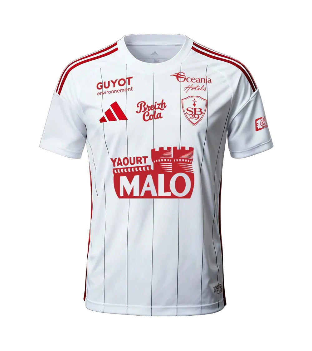 Camiseta Stade Brestois 2025/26 - 2ª Equipación