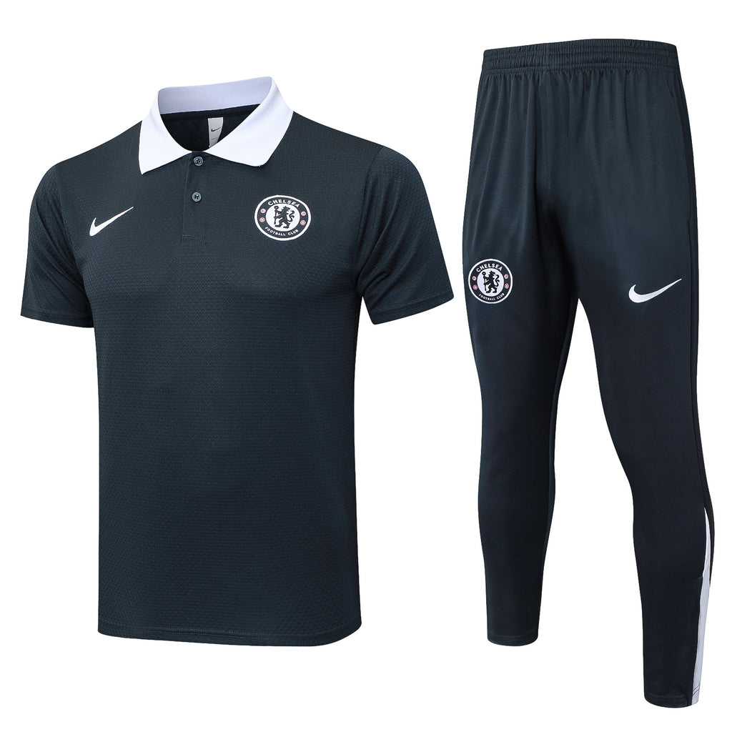 Conjunto Polo Pre-Partido Chelsea Fc - 2025/26