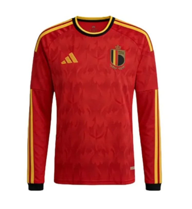 Camiseta Bélgica Mundial 2026 - 1ª Equipación Manga Larga