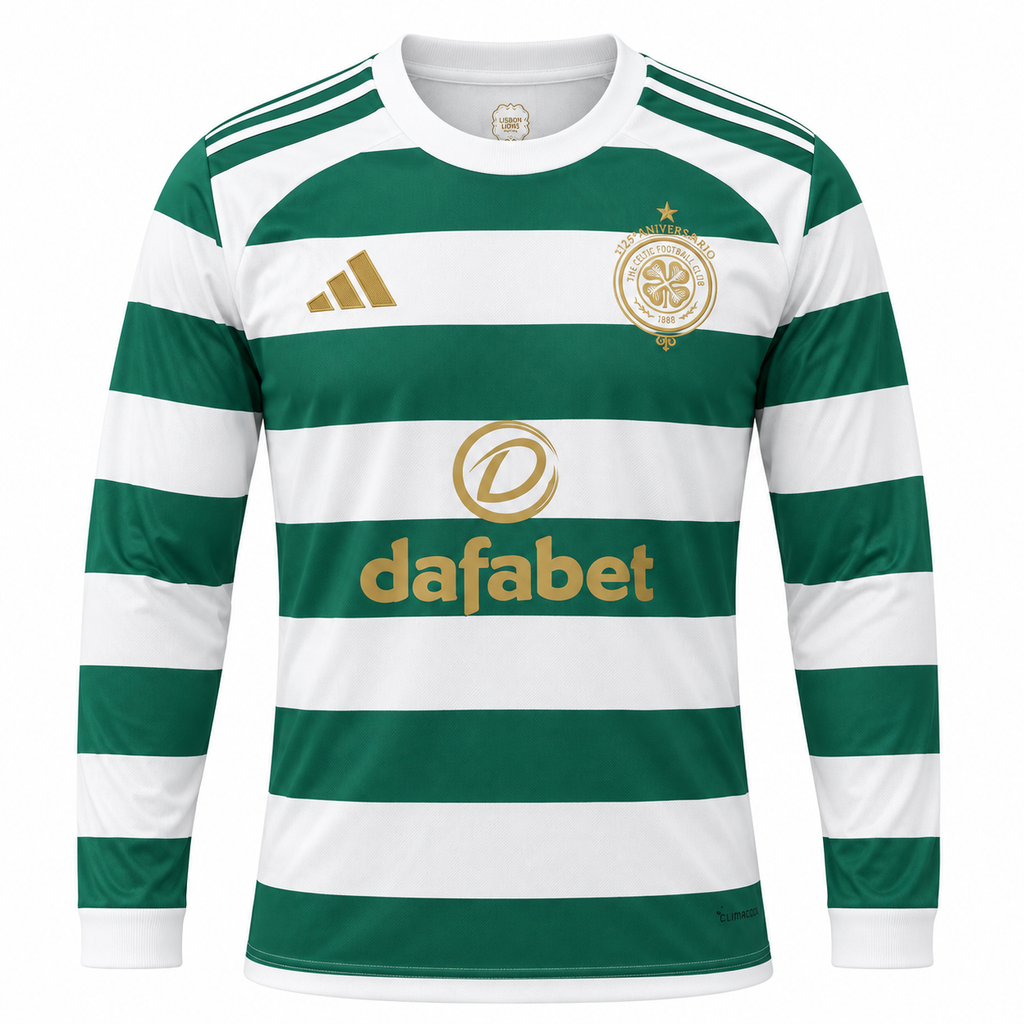 Camiseta Celtic Fc 2026/27 - 1ª Equipación Edición 125º Aniversario Manga Larga