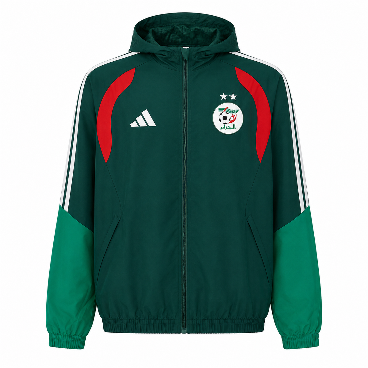 Cortavientos Argelia Mundial 2026 - Verde