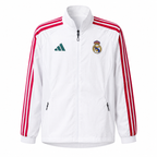 Cortavientos Real Madrid 2026/27 - Blanco/Rojo