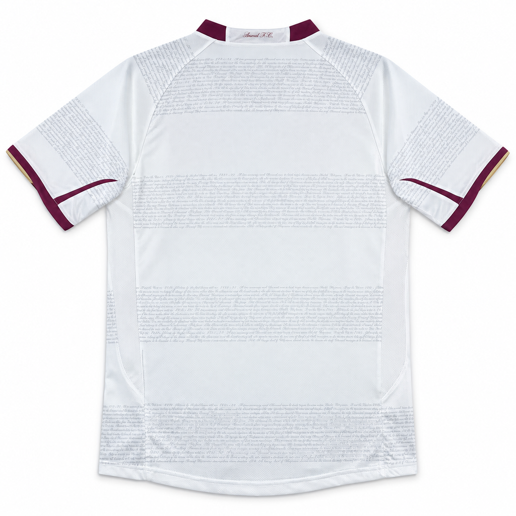 Camiseta Retro Arsenal 2007/08 - 2ª Equipación