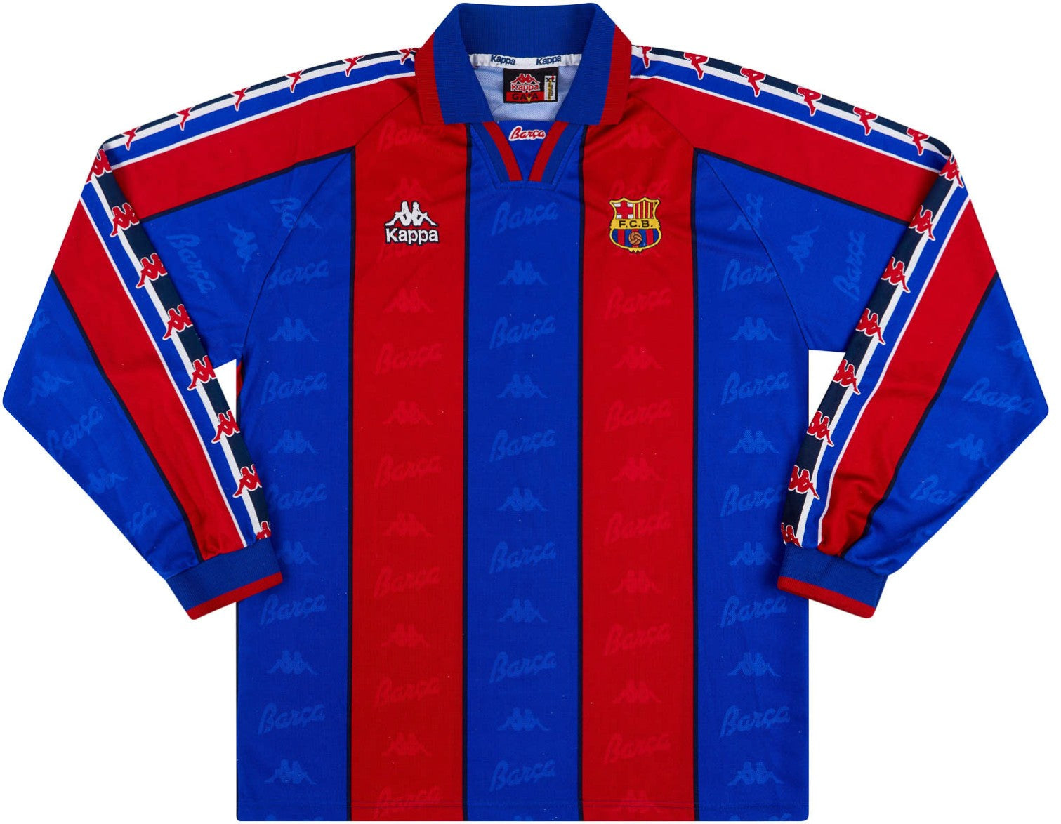 Camiseta Retro Fc Barcelona 1995/97 - 1ª Equipación Manga Larga