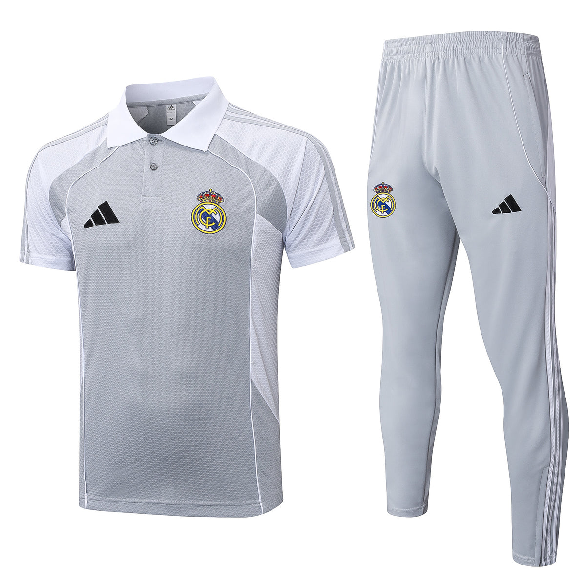 Conjunto Polo Pre-Partido Real Madrid - 2025/26