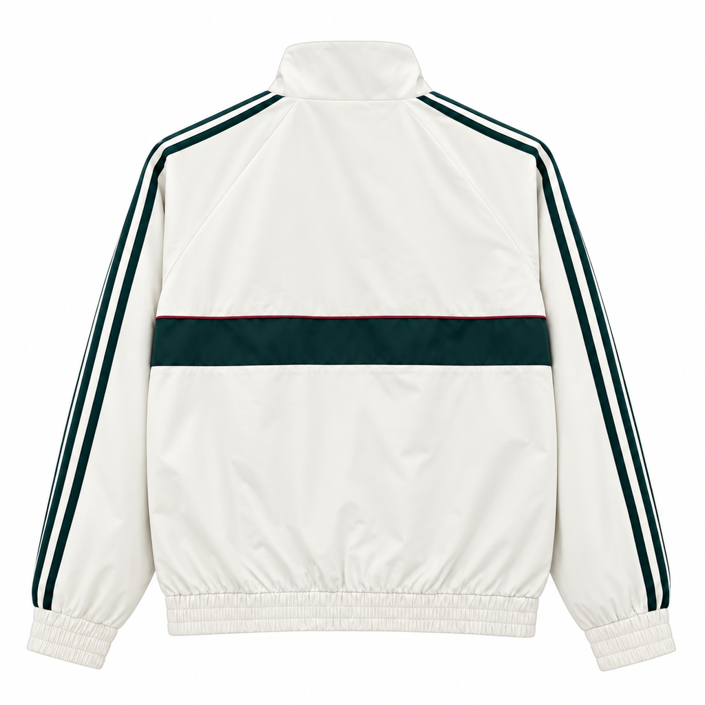 Chaqueta Real Madrid 2026/27 - Crema y Verde