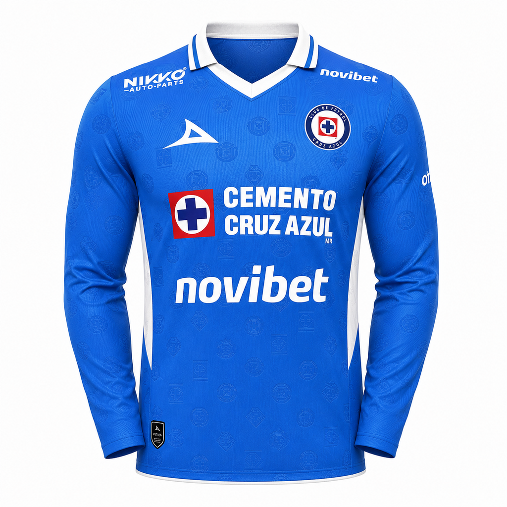 Camiseta Cruz Azul 2026/27 - 1ª Equipación Manga Larga