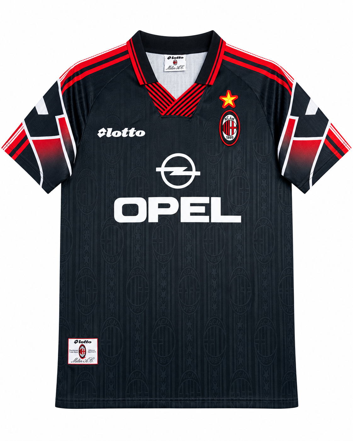 Camiseta Retro Ac Milán 1997/98 - 3ª Equipación Alternativa