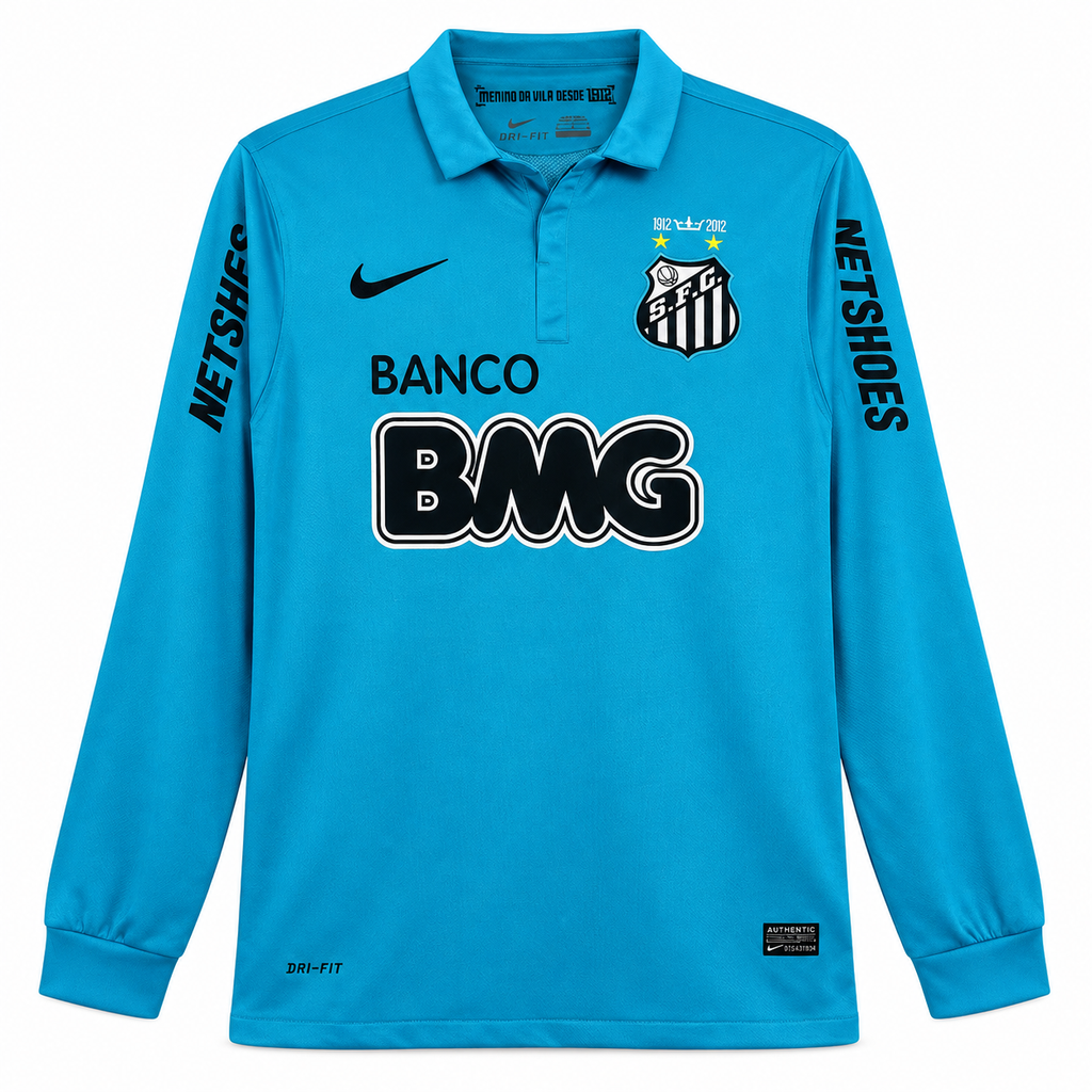 Camiseta Retro Santos 2012 - 3ª Equipación Manga Larga