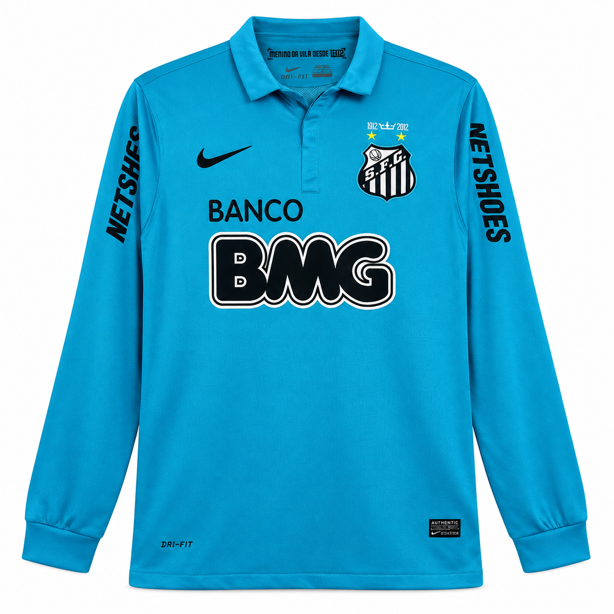 Camiseta Retro Santos 2012 - 3ª Equipación Manga Larga