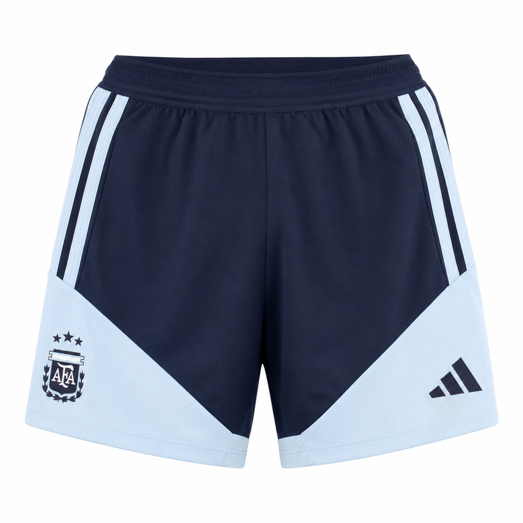 Pantalón Corto Argentina Mundial 2026 - 1ª Equipación Entrenamiento (Con bolsillos)