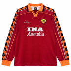 Camiseta Retro As Roma 1998/99 - 1ª Equipación Manga Larga