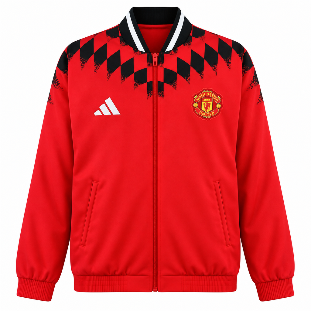 Cortavientos Manchester United 2026/27 - Roja/Negra