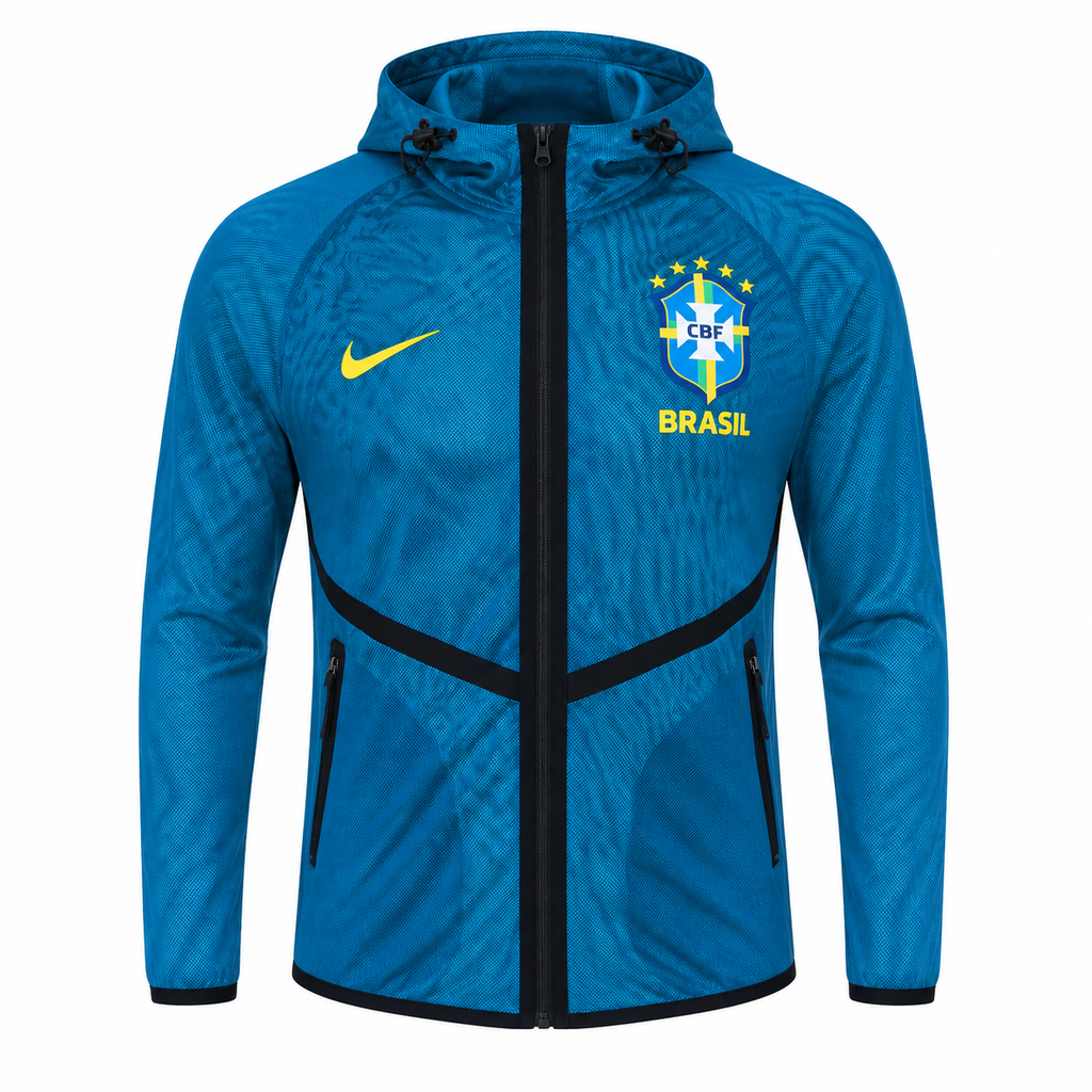 Cortavientos Brasil Mundial 2026 - Azul