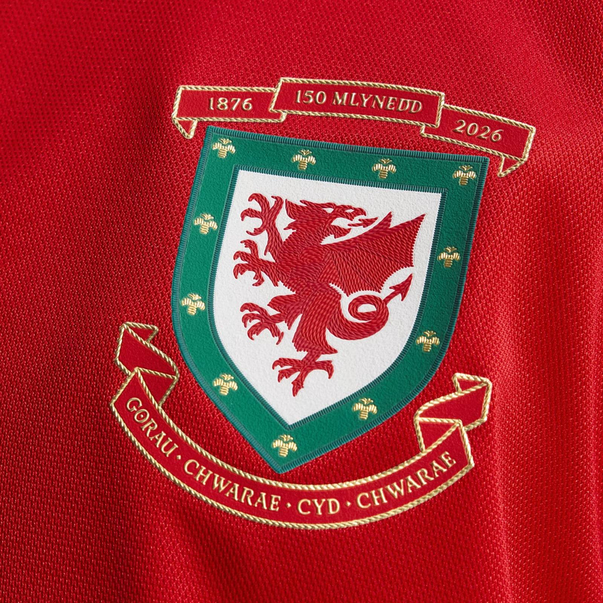 Camiseta Gales Mundial 2026 - Edición Especial 125º Aniversario Manga Larga