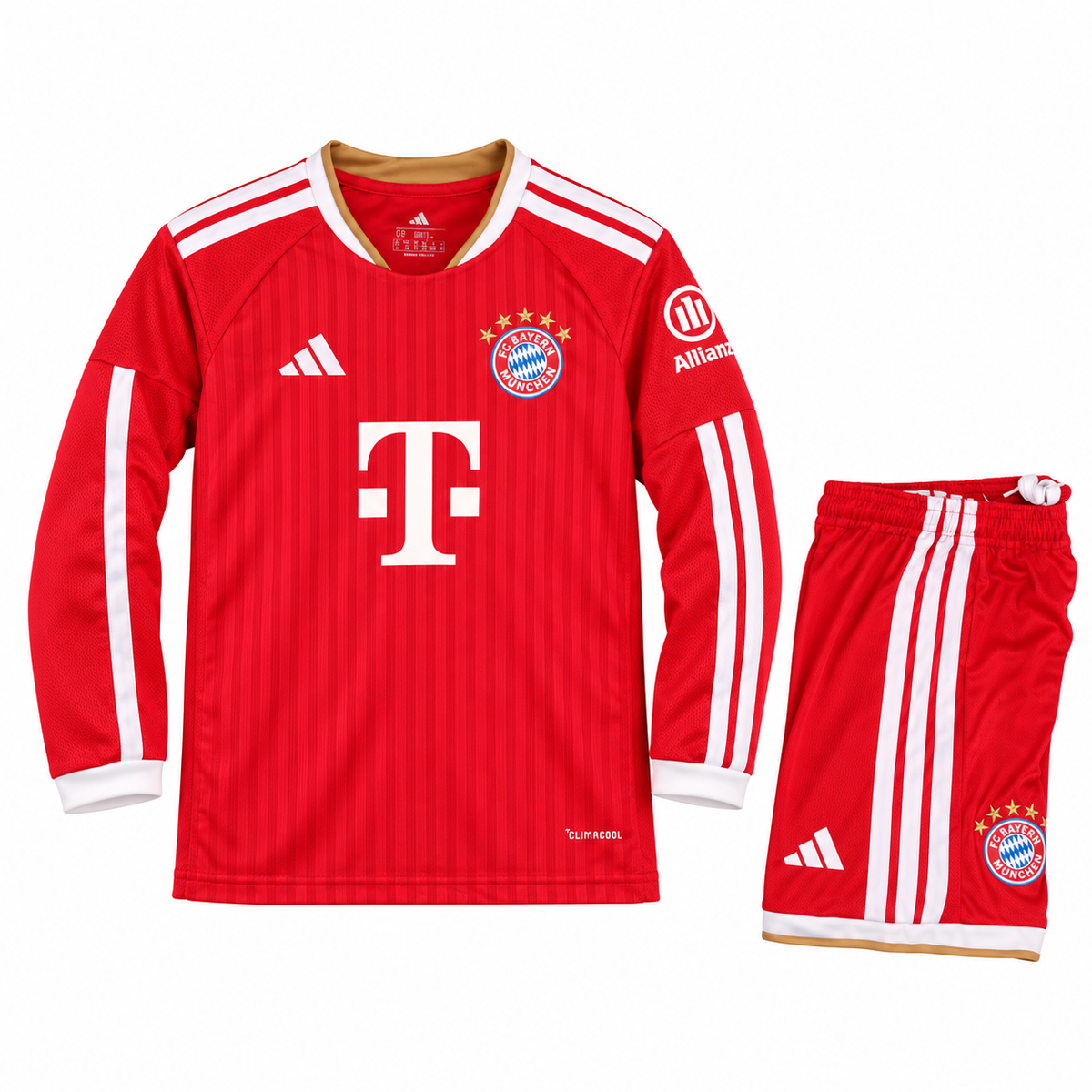 Conjunto Infantil Bayern Múnich 2026/27 - 1ª Equipación Manga Larga