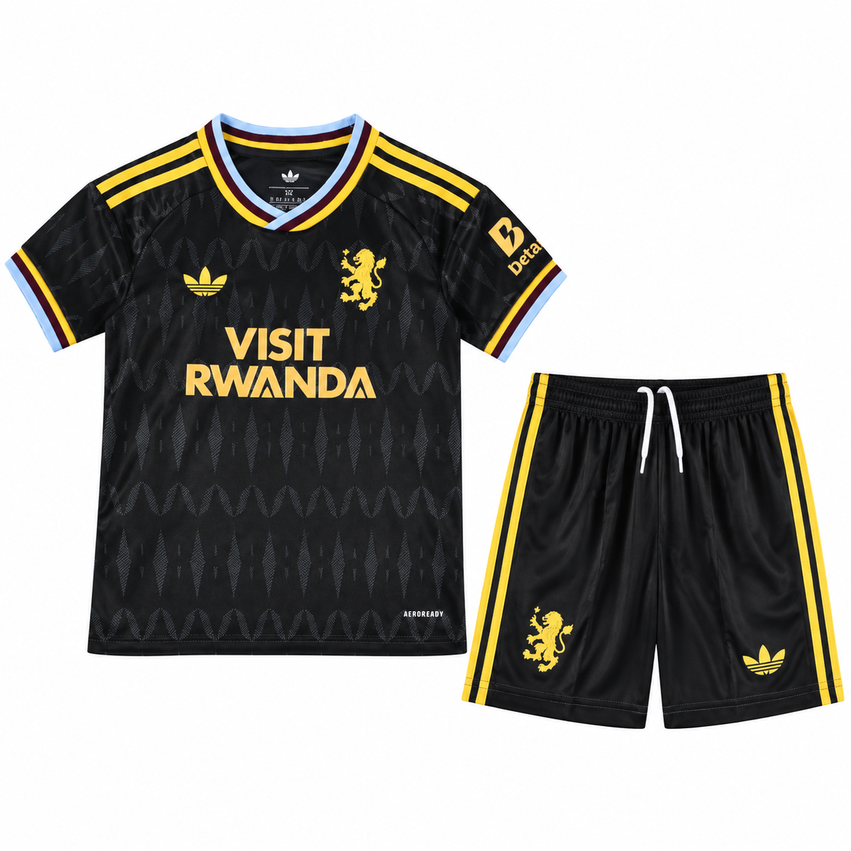 Conjunto Infantil Aston Villa 2026/27 - 2ª Equipación