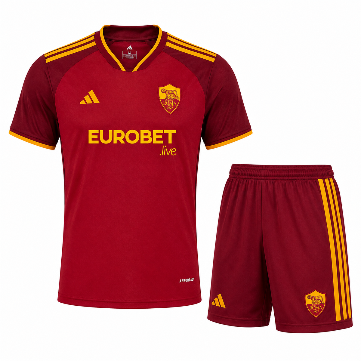 Conjunto Infantil As Roma 2026/27 - 1ª Equipación