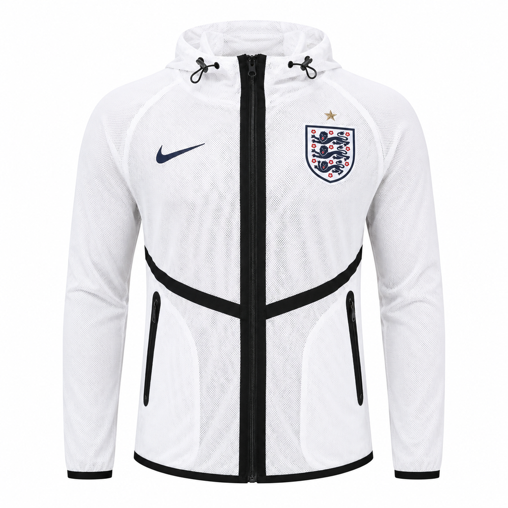 Cortavientos Inglaterra Mundial 2026 - Blanco