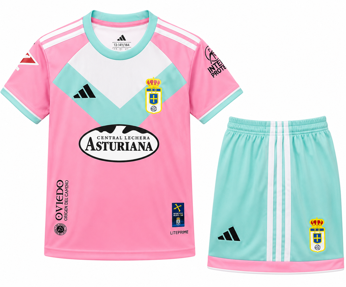 Conjunto Infantil Real Oviedo 2026/27 - 2ª Equipación