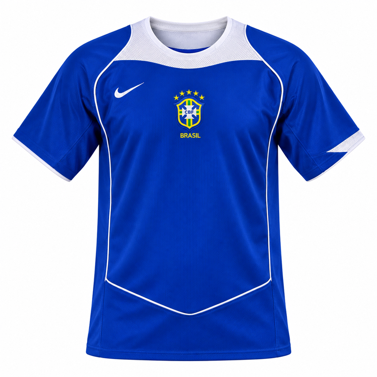 Camiseta Retro Brasil 2004 - 2ª Equipación