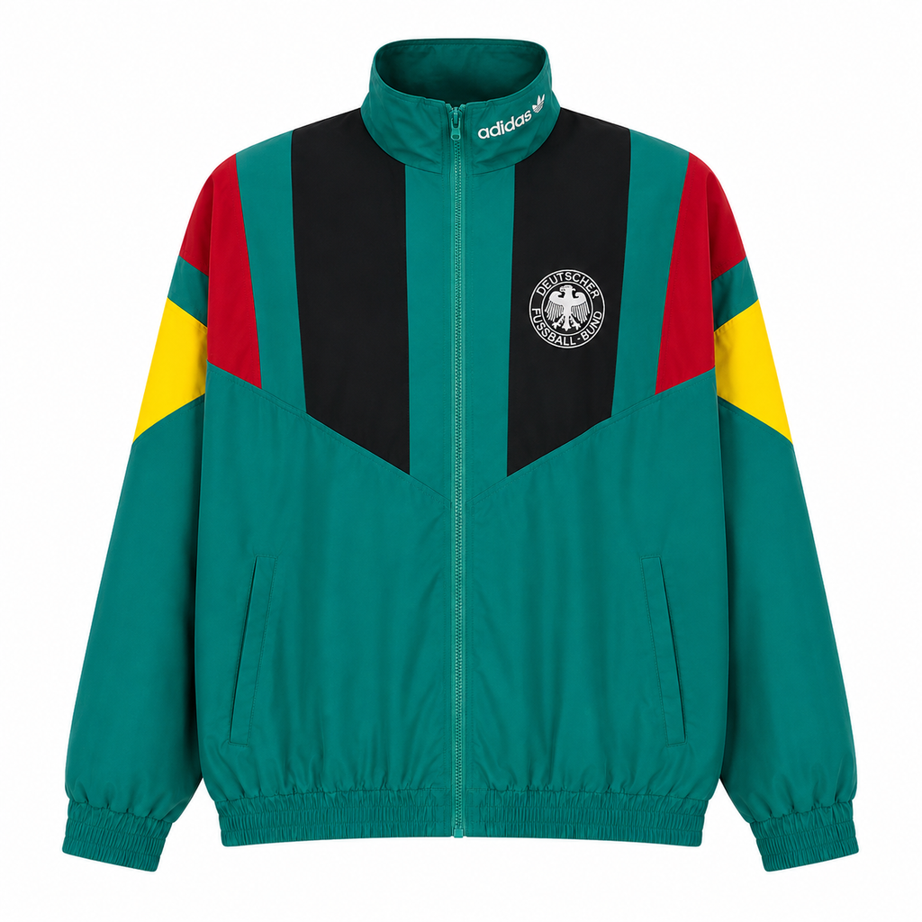 Cortavientos Retro Alemania Mundial 2026 - Verde