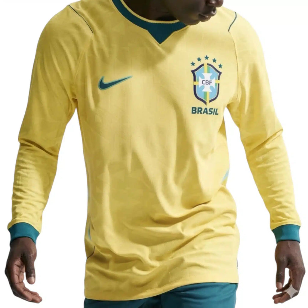 Camiseta Brasil Mundial 2026 - 1ª Equipación Manga Larga