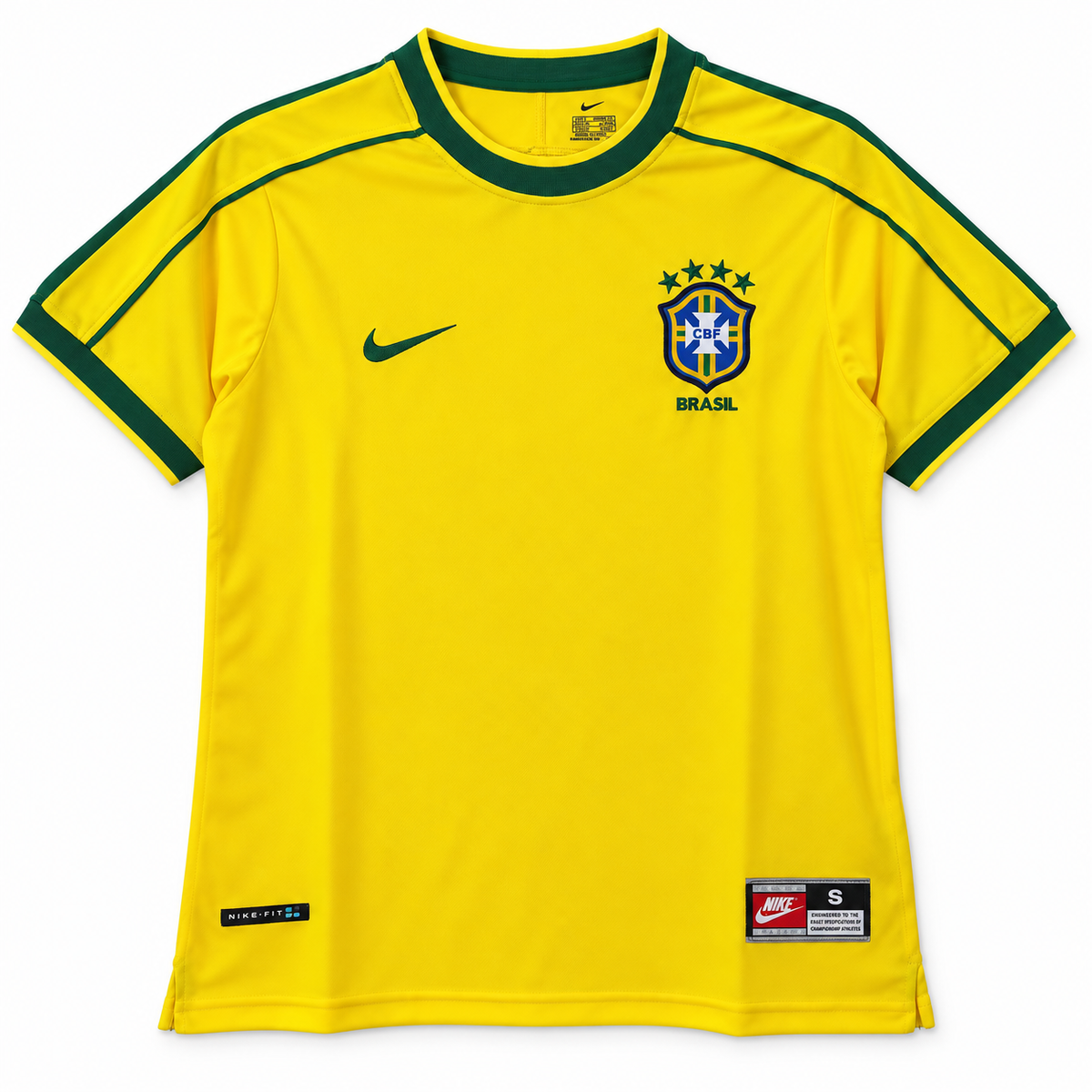 Camiseta Retro Brasil 1998 - 1ª Equipación