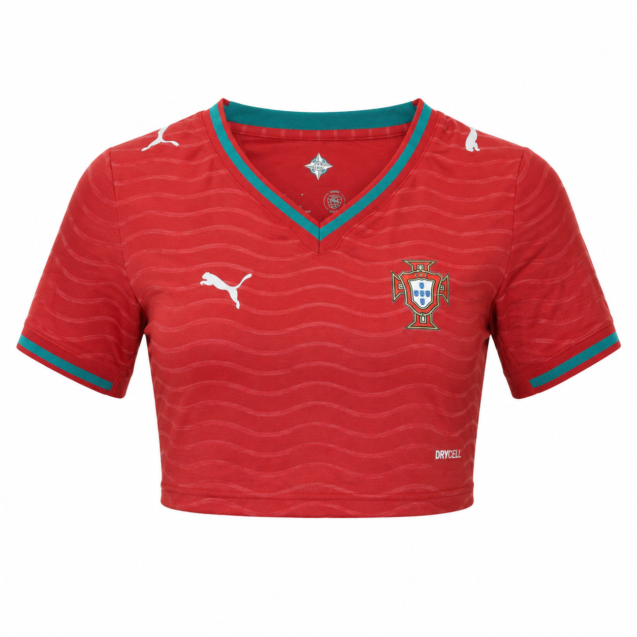 Crop Top Mujer Portugal Mundial 2026 - 1ª Equipación