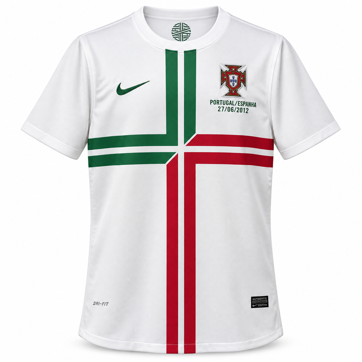 Camiseta Retro Portugal 2012 - 2ª Equipación