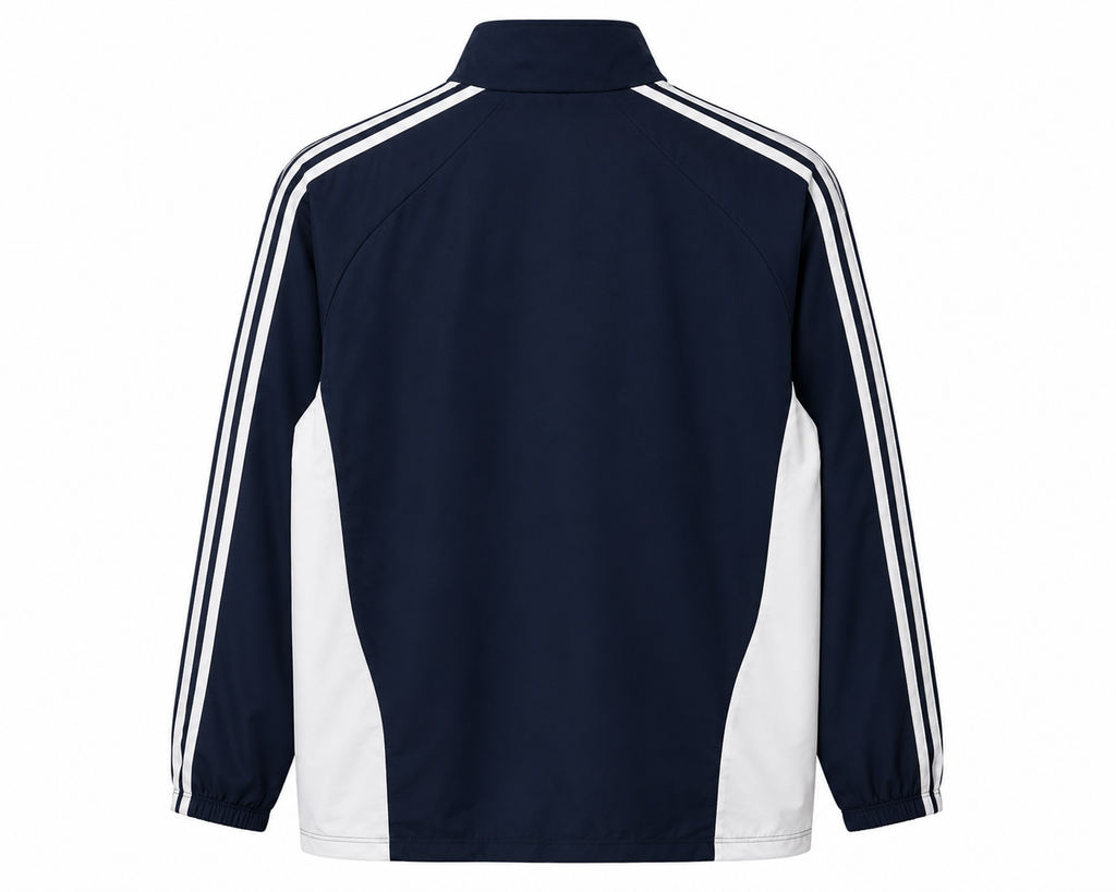 Cortavientos Retro Real Madrid - Marino y Blanco