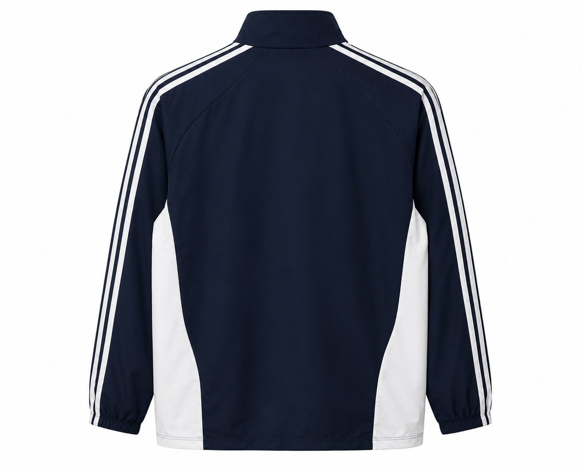 Cortavientos Retro Real Madrid - Marino y Blanco