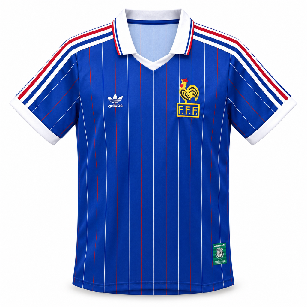 Camiseta Retro Francia 1982 - 1ª Equipación
