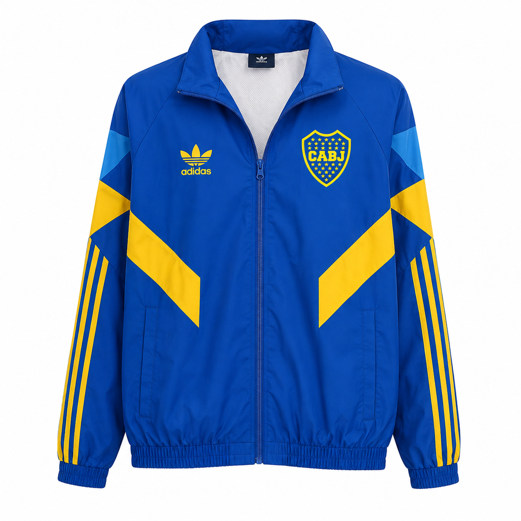 Cortavientos Boca Juniors Retro - Azul