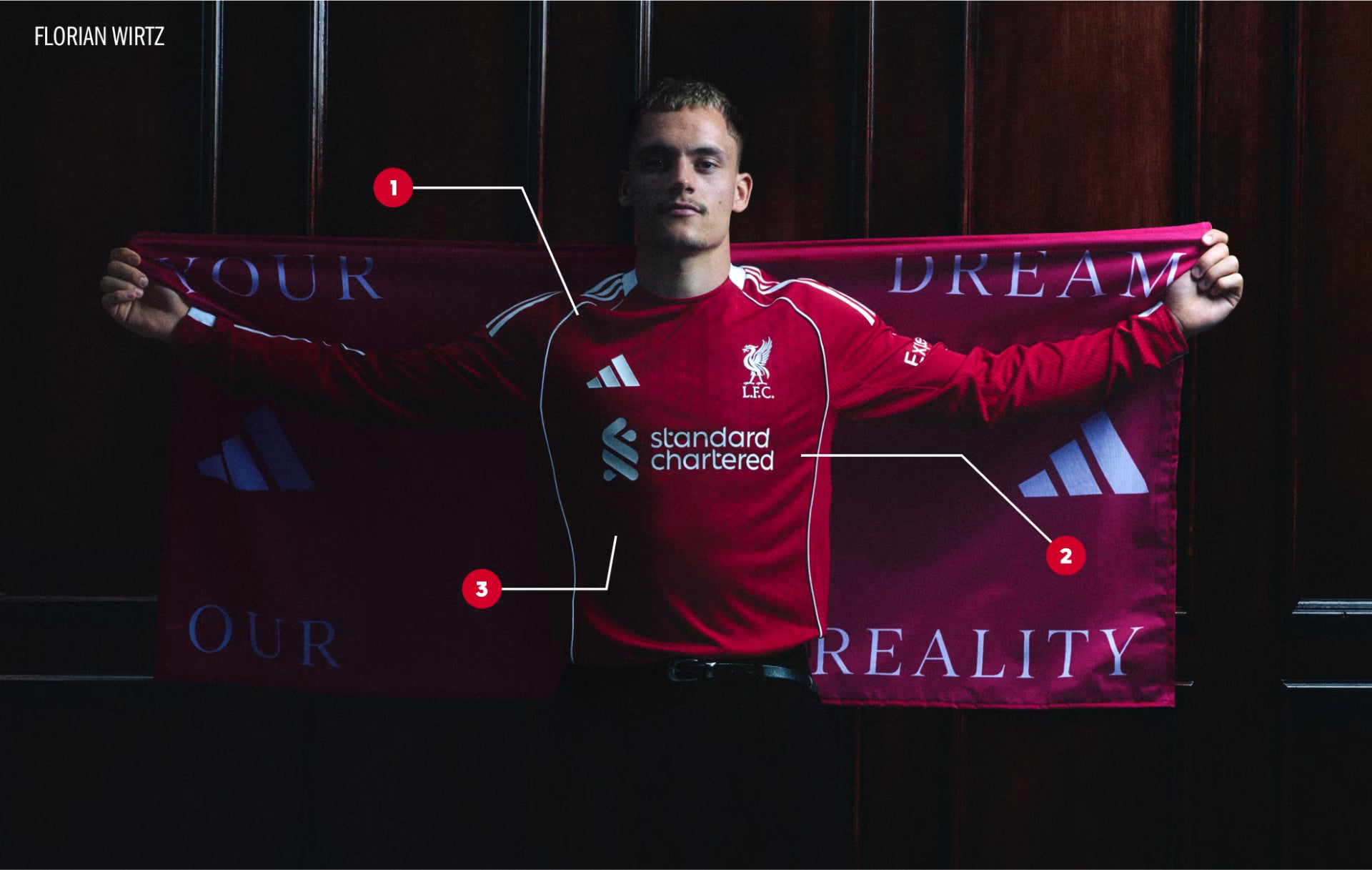 Camiseta Liverpool Fc 2025/26 - 1ª Equipación Manga Larga